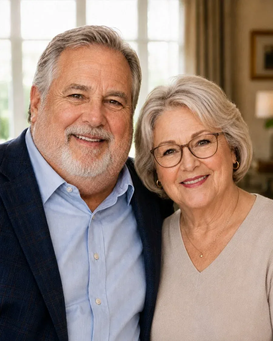 Model image representing David and Karen — retirees, age 70